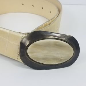 - Sangiorgio leather belt large Italy